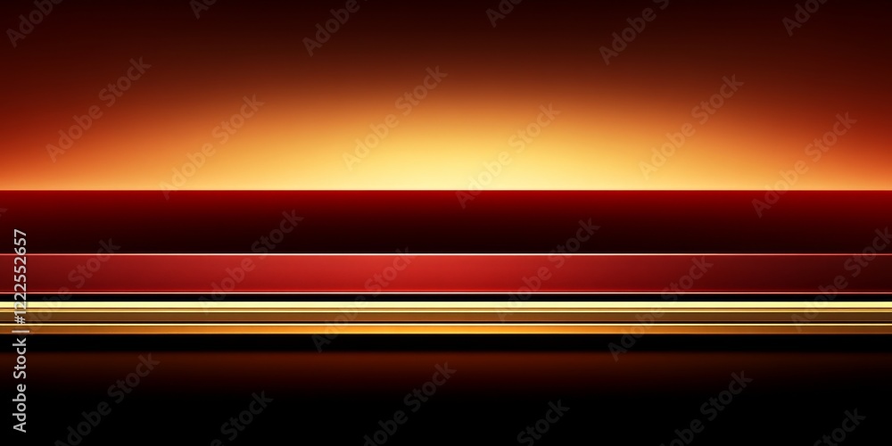 Aufkleber abstract background with warm colors and smooth horizontal lines