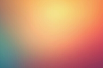 colorful background with a yellow sun in the middle. The sun is surrounded by a blue and green circle