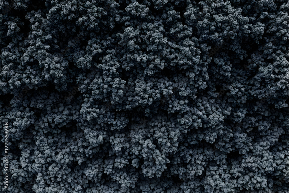 Aufkleber intricate 3d rendered abstract background resembling a dense forest with fine details