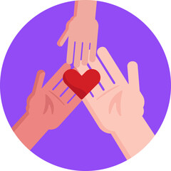 Hands represent the loving and nurturing support provided by adoptive parents to children in need of a safe and caring home.