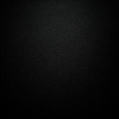Black Leather Texture Background Shows Luxury Material with Soft, Subtle Lighting for Elegant Design.