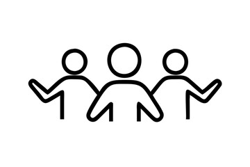 r illustration of a Together icon