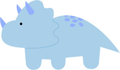 Cute Dinosaur Cartoon Illustration 
