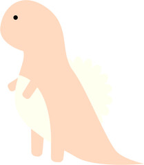 Cute Dinosaur Cartoon Illustration 
