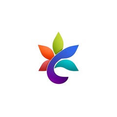 modern logo designs that employ vibrant colors and abstract shapes