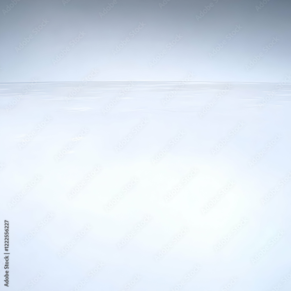 Poster smooth pale blue gradient background creates a serene and minimalist atmosphere for design projects.