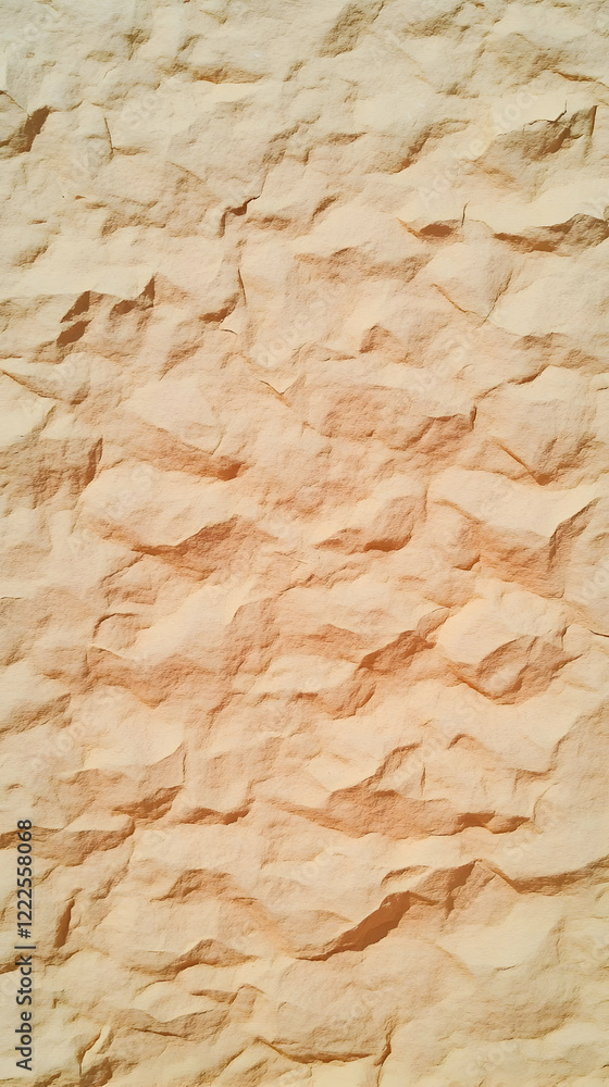 Aufkleber textured beige surface creates a rough and uneven background with subtle shadows