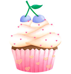 valentine cupcake