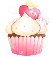 valentine cupcake