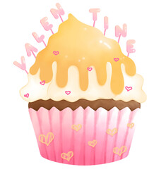 valentine cupcake