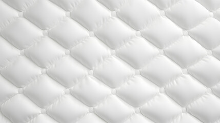 White fabric mattress texture top view