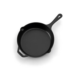 frying pan isolated on white