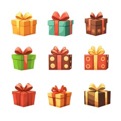 set of gift boxes