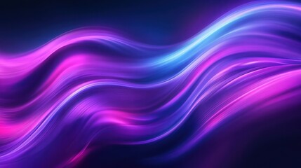 Vector aurora with smooth gradients of purple and cyan, forming a stylish brand background.