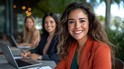 Diverse group of professionals collaborating in a modern office space business meeting urban environment engaging viewpoint teamwork concept