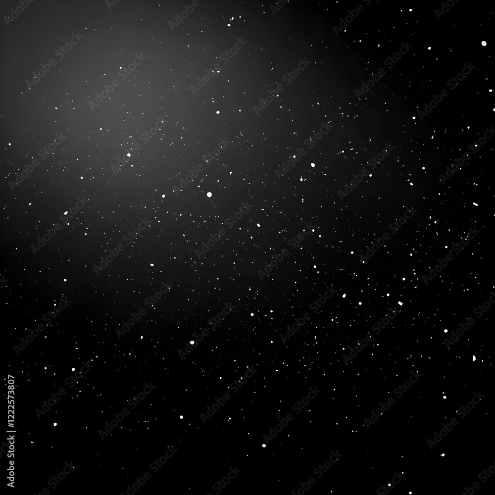 Aufkleber abstract background shows tiny white dots scattered across a dark gradient background.