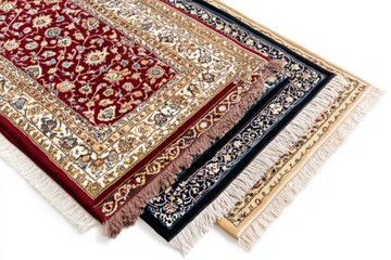 Stunning Multicolored Traditional Persian Carpets, Exquisite Handwoven Rugs for Home Decor