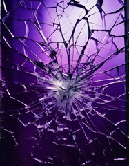 Obraz premium color broken glass background