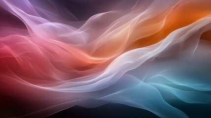Obraz premium Mesmerizing swirl of colors gracefully intertwined in an abstract representation of motion and tranquility. Generative AI