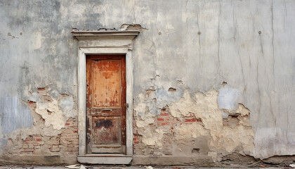 old wooden door