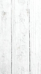 White Painted Wood Texture Background Shows Cracks and Grain Vertically Close Up Abstractly