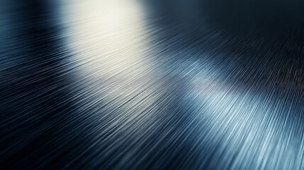 Metallische Struktur mit gebürstetem Effekt – Hochwertige industrielle Oberfläche. Generative AI KI