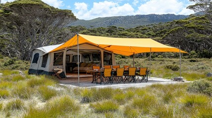 Luxurious Camping in Cradle Mountain-Lake St Clair National Park, Tasmania