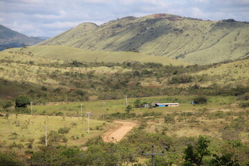 montanhas e lavrados no entorno de uiramutã, roraima