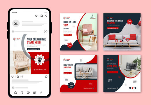 Luxury Furniture Social Media Post