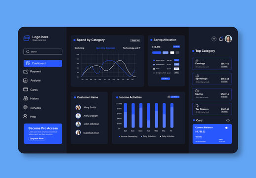 Banking Management Dashboard