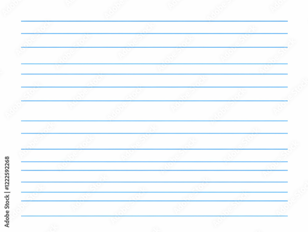 Poster blue lines notebook paper background provides space for notes neatly perfectly.