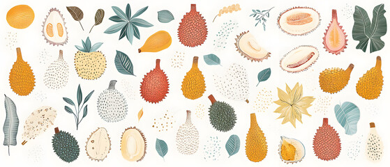 Durian are a healthy food. king of fruit.