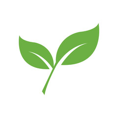 Leaf Logo Icon Graphic Background Template