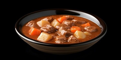 beef stew with potatoes and carrots