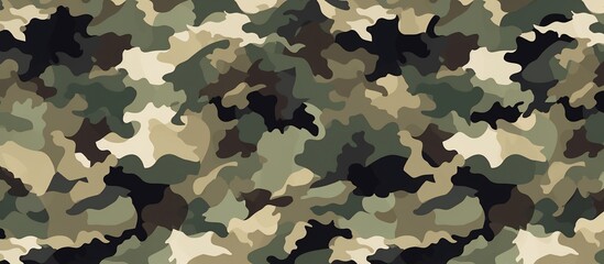 Camouflage Pattern: Abstract Military Design