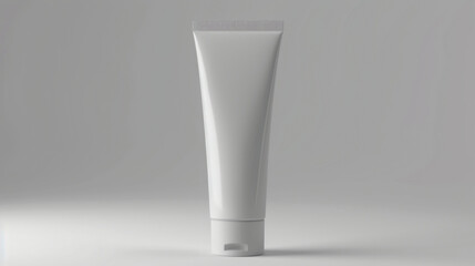 Cream tube. Place for text.