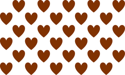 seamless pattern with pink hearts, two tone chocolate heart grid patter, repeat seamless pattern design for fabric print or background or t-shirt paint