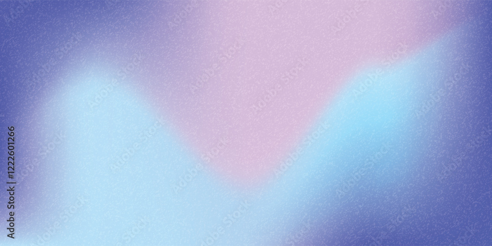 Poster lightgradient grainy abstract vector format noisy. gradient mesh blur with trend pastel purple gradi