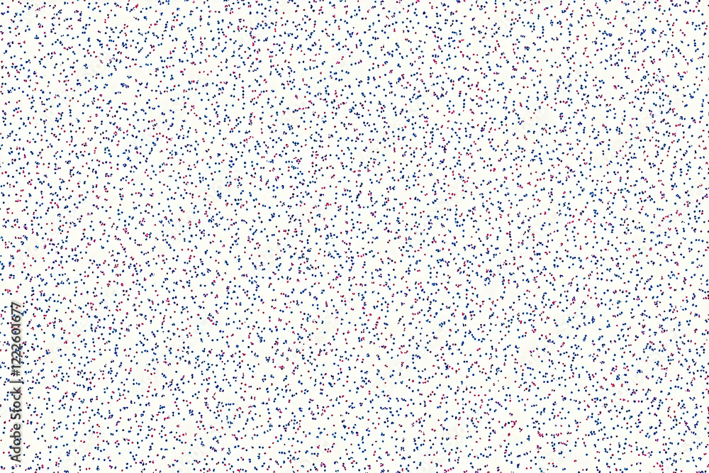 Aufkleber abstract background with colorful dots scattered randomly across a white backdrop