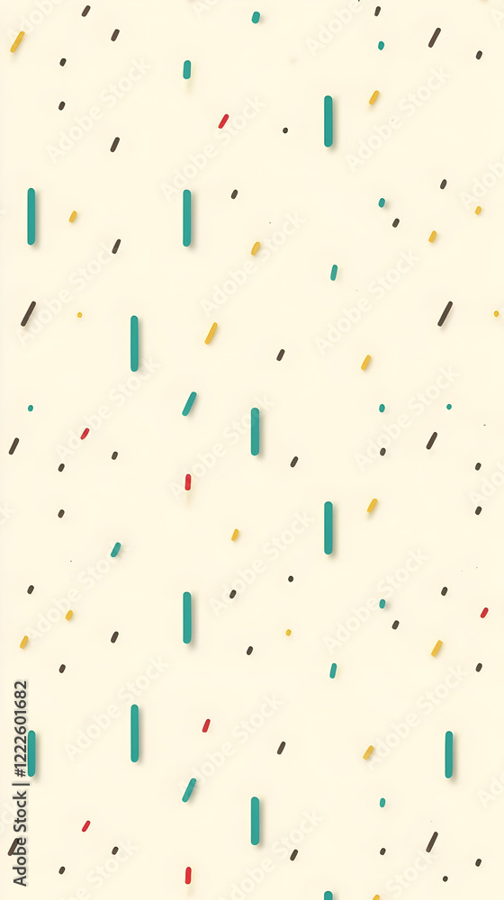 Poster colorful abstract background with geometric shapes creates a lively and dynamic visual.