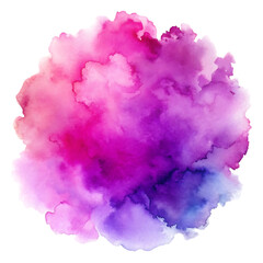 Fototapeta premium Abstract Watercolor Background Pink Purple Hues Design art paint style image splash modern