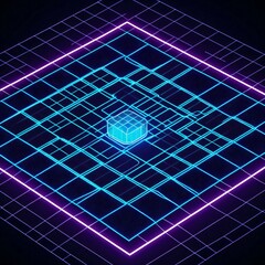 Cyber Cube in a Virtual Maze
