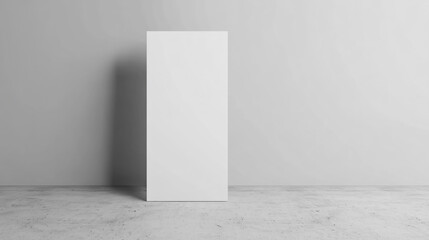 Roll-up banner stand with a clean white background, ideal for events, displays, and presentations