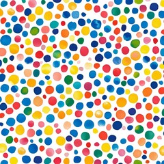 Abstract seamless pattern with watercolor spots. Hand-drawn illustration.