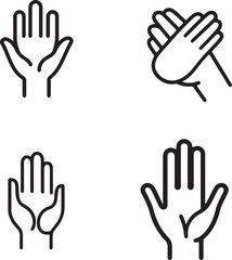 Fototapeta premium Helping hand concept. Gesture, sign of help and hope. Two hands taking each other.