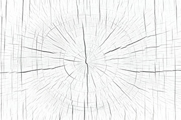 White Wood Texture Background Shows Natural Tree Rings with Cracks Beautifully for Design Projects
