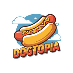 hot dog vector illustration