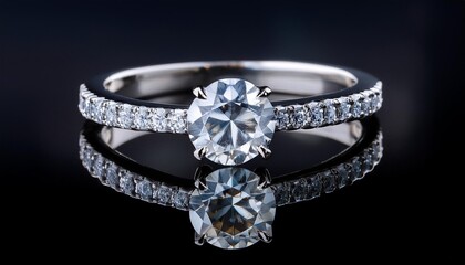 ring with diamonds
