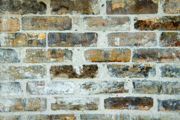 Old brick wall backgrounds textures .