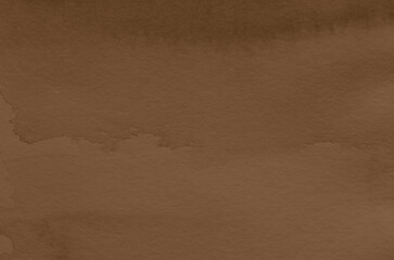 Abstract brown background in watercolor style